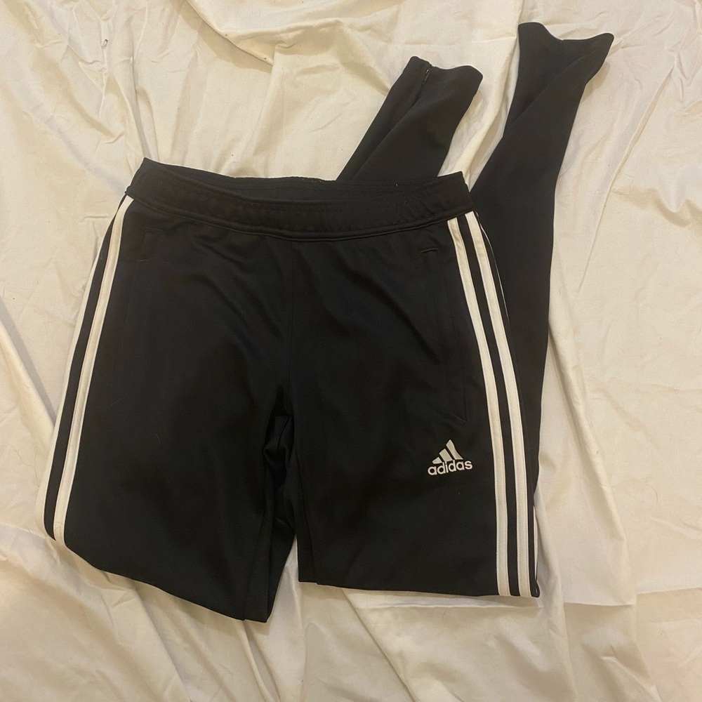 Adidas black track pants
